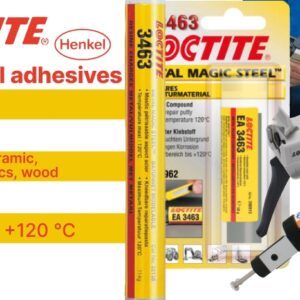 Loctite EA 3463 Metal Magic Steel Stick epoxy resin 50g - Image 3