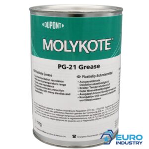 Molykote PG-21 Plastislip Grease silicone-based white NLGI-2 1kg can - Image 2
