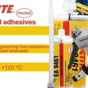 Loctite EA 9461 Two Part Epoxy Adhesive for thermoplastics grey 50ml - Image 5