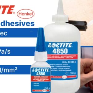 Loctite 4850 Flexible and bendable instant adhesive clear 20g bottle - Image 3