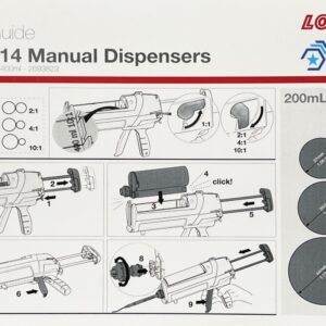 Loctite EQ HD14 Dual cartridge manual applicator 200 ml, 1:1 & 1:2 - Image 4