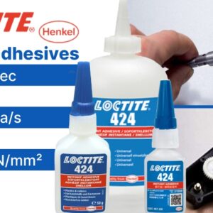 Loctite 424 Cyanoacrylate ethyl-based instant glue 50g bottle - Image 4