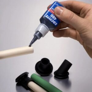 Loctite 480 Toughened instant adhesive black 100g bottle - Image 2