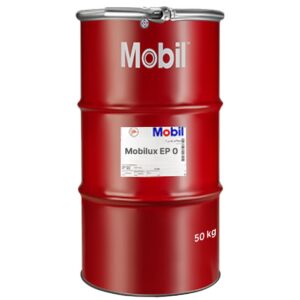 Mobilux EP 0 Lithium-based Semi-fluid Bearing Grease 50kg barrel - Image 1