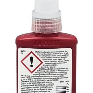 Loctite 576 Thread sealant medium viscosity brown 50ml bottle - Image 3