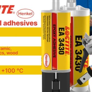Loctite EA 3430 Two Part Epoxy Adhesive clear 50ml catridge - Image 3