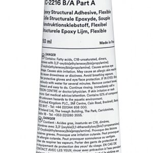 3M Scotch-Weld EC-2216 B/A Two-part Epoxy Adhesive flexible grey 250ml - Image 3