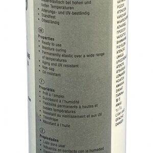 Elastosil N189 Silicone Rubber RTV-1 black 310ml cartridge - Image 3