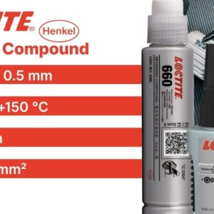 Loctite 660 Quick Metal Retaining Compound for large gaps 50ml - Image 4