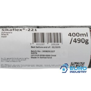 Sikaflex 221 multi-purpose polyurethane sealant black 400ml - Image 3