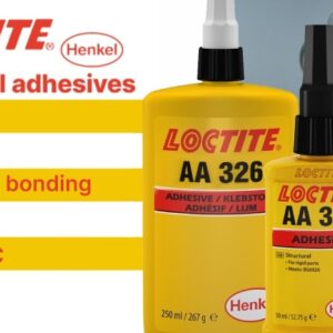 Loctite AA 326 Structural adhesive magnet bonder yellow 50ml bottle - Image 3