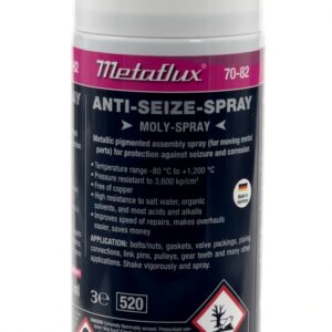 Metaflux 70-82 MOLY SPRAY Copper Anti-Seize spray 400 ml can - Image 3