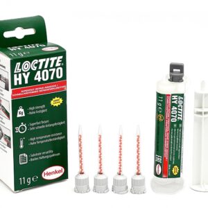 Loctite HY 4070 Two Part Repair Instant Adhesive ultra fast clear 11g - Image 1