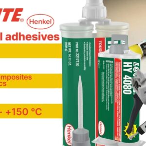 Loctite HY 4080 GY 2-component hybrid adhesive grey 50g cartridge - Image 3