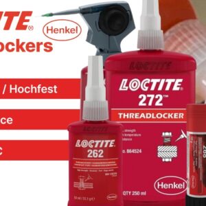 Loctite 262 Threadlocker thixotropic medium-to-high strength red 250ml - Image 4