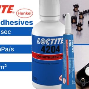 Loctite 4204 High temperature CA instant adhesive clear 20g tube - Image 3