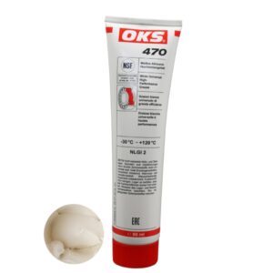 OKS 470 Multi-purpose high-performance grease white NSF H2 80ml tube - Image 1