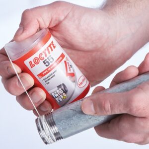 Loctite 55 Pipe Sealing Cord for plastic & metal pipe threads 50m - Image 3
