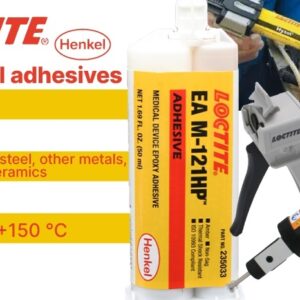 Loctite EA M-121HP MED Two Part Medical Device Epoxy Adhesive 50ml - Image 4