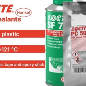 Loctite PC 5070 Pipe Repair Kit for plastic/metall fittings 50mm, 1.8m - Image 5