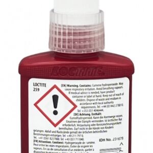 Loctite 259 Threadlocker low strength purple 50ml - Image 3