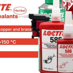 Loctite 586 Pipe Thread Sealant for brass/copper high strength 250ml - Image 4