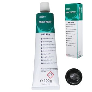 Molykote BR-2 Plus High performance grease NLGI-2 black 100g tube - Image 1