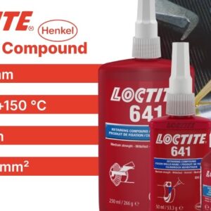 Loctite 641 Demountable Retaining Compound medium strength 50ml - Image 3