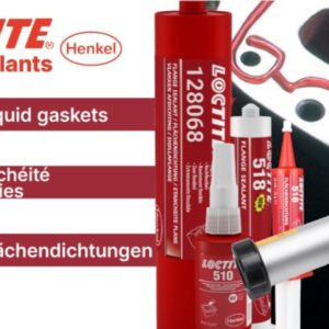 Loctite 518 Liquid Gasket Sealant medium strength red 50ml cartridge - Image 3