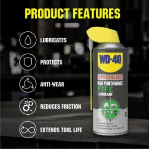 WD-40 Specialist spray can lubricant PTFE 400ml Smart Straw spray - Image 4