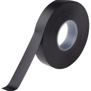 Advance Tapes AT7 Black PVC Electrical Tape, 12mm x 20m - Image 1