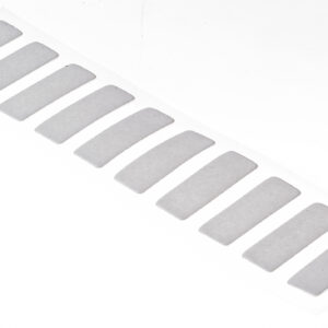 Hi-Bond VST 4110W White Double Sided Adhesive Square, 1.1mm Thick, 35.8 N/cm, 12mm x 34mm - Image 1