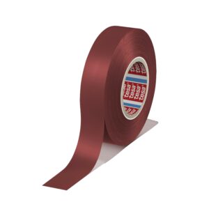 Tesa 4163 Red Soft PVC Electrical Insulation Tape, 19mm x 33m - Image 1