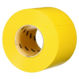 3M 971 Yellow Vinyl 32.9m Floor Tape, 0.43mm Thickness - Image 1