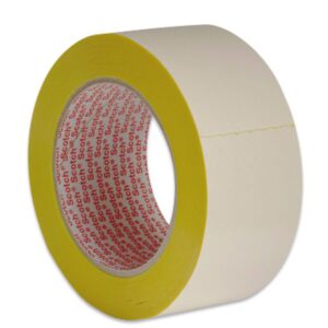 3M Yellow Transfer Tape, 0.13mm Thick, Acrylic Backing, 25mm x 25m - Image 1