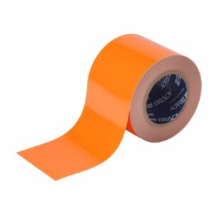 Brady Orange Rubber 30.48m Floor Tape, 0.2mm Thickness - Image 1