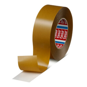 Tesa 04962-00007-00 Translucent Double Sided Tape, 0.16mm Thick, 14 N/cm, Non-Woven Backing, 19mm x 50m - Image 1
