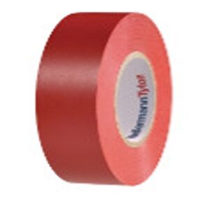 HellermannTyton Red PVC Electrical Insulation Tape, 25mm x 25m - Image 1