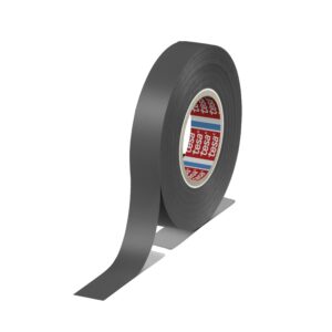 Tesa 4163 Grey Soft PVC Electrical Insulation Tape, 15mm x 33m - Image 1