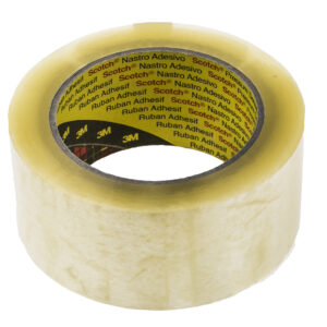 3M SCOTCH 371 Transparent Packing Tape, 100m x 50mm - Image 1