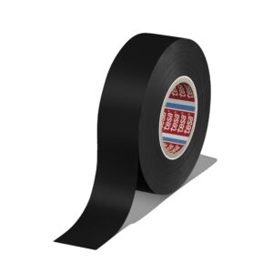 Tesa 4163 Black Soft PVC Electrical Insulation Tape, 25mm x 33m - Image 1