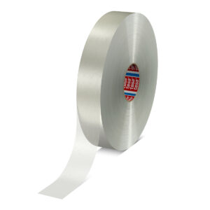 Tesa 60412 Transparent Packing Tape, 1000m x 50mm - Image 1