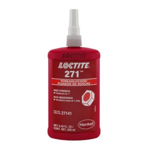 Loctite Loctite 271 Red Threadlocking Adhesive, 250 ml, 24 h Cure Time - Image 1