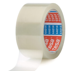 Tesa 64014 Transparent Packing Tape, 66m x 50mm - Image 1