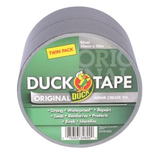 DUCK TAPE Duck Tape 211115 Duct Tape, 50m x 50mm, Silver, Gloss Finish - Image 1