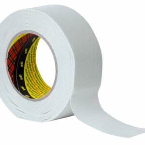 3M White Transfer Tape, 0.25mm Thick, Acrylic Backing, 50mm x 25m - Image 1