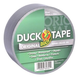 DUCK TAPE Duck Tape 222226 Duct Tape, 50m x 50mm, Silver, Gloss Finish - Image 1