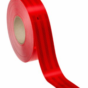 3M 983-72 Red Masking Tape 53.5mm x 50m - Image 1