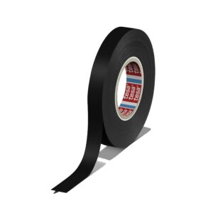 Tesa 4163 Black Soft PVC Electrical Insulation Tape, 12mm x 33m - Image 1