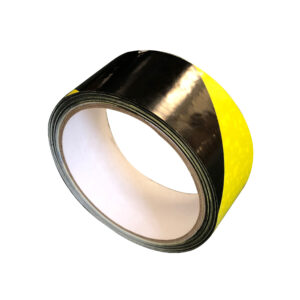Black, Yellow 33m Hazard Tape - Image 1